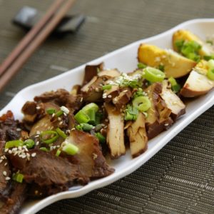 Les plats au marché du soir de Taïwan 台灣小吃小點